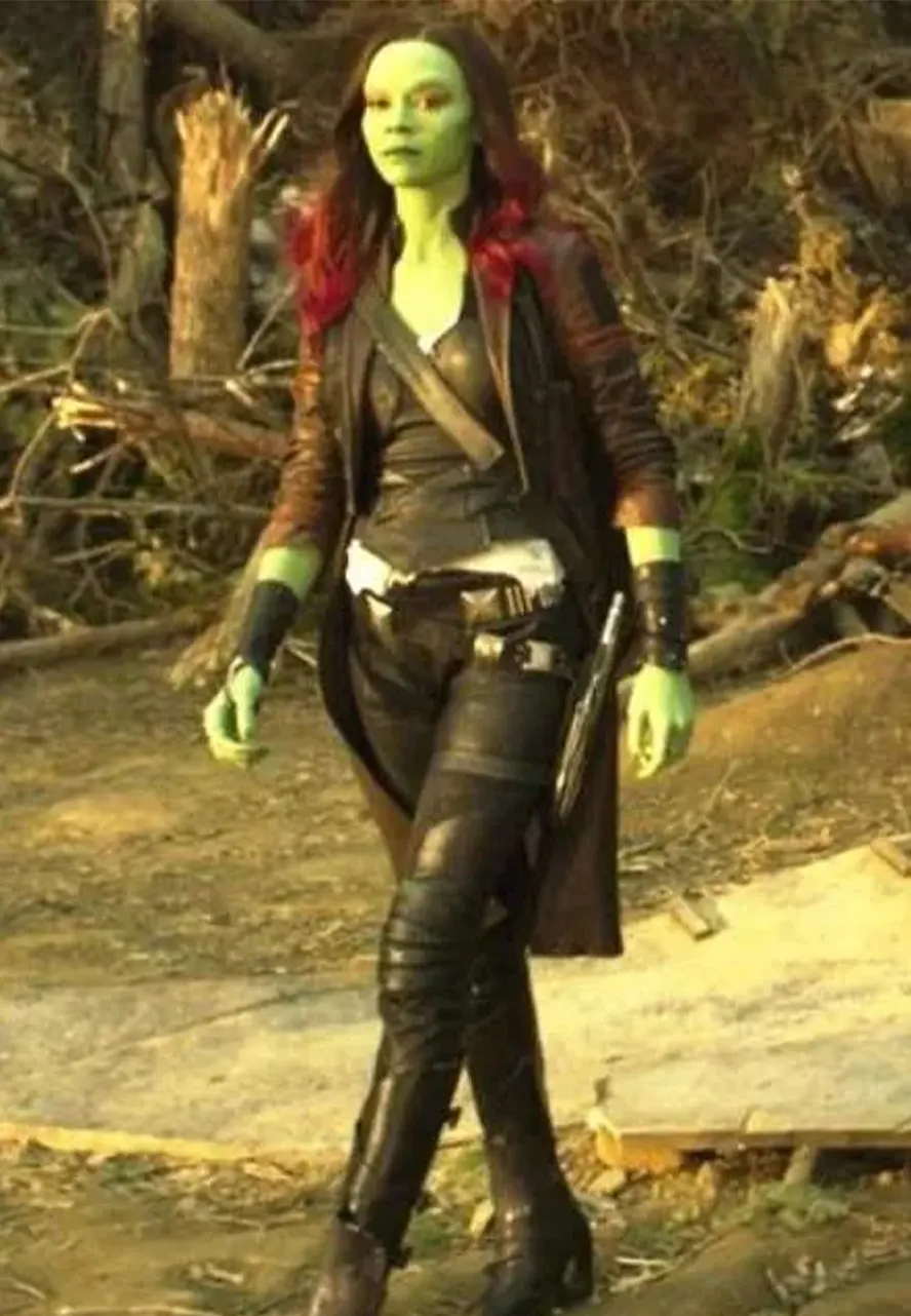 Guardians of The Galaxy Vol. 2 Gamora Leather Coat guardians of the galaxy vol 2 gamora leather jacket
