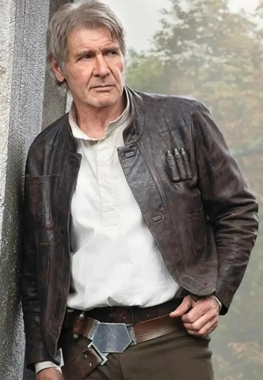 Star Wars TFA Han Solo Leather Jacket han solo jacket