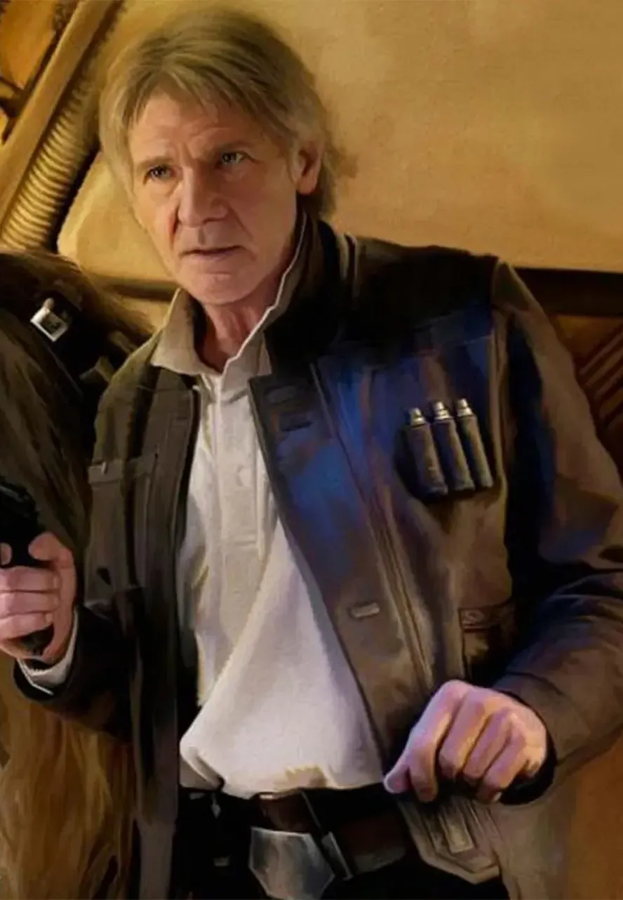 Star Wars TFA Han Solo Leather Jacket han solo leather jacket