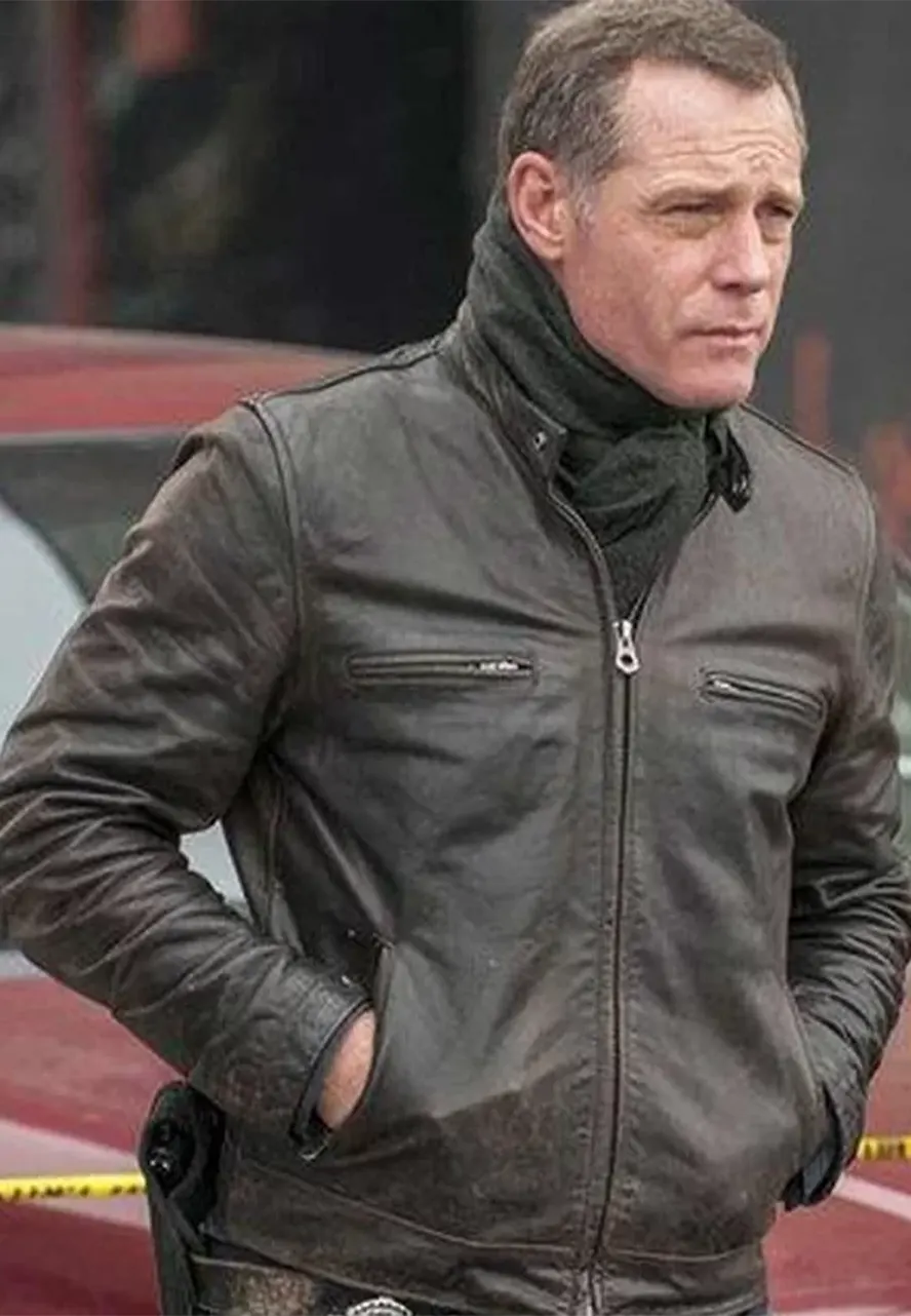 Chicago Pd Hank Voight Leather Jacket hank voight leather jacket