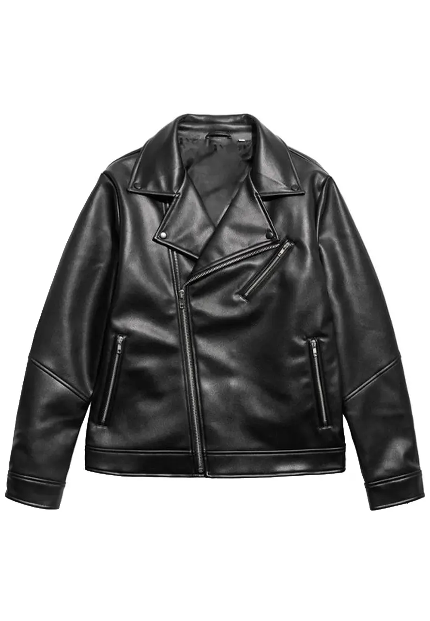 Foundation Bret Hart Biker Jacket hart foundation jacket