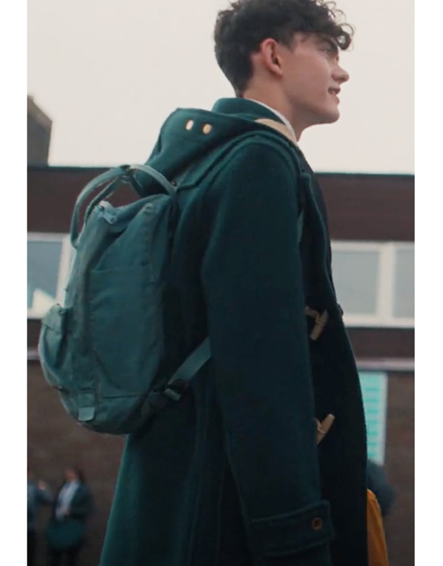 Heartstopper Joe Locke Green Duffle Coat heartstopper joe locke duffle coat