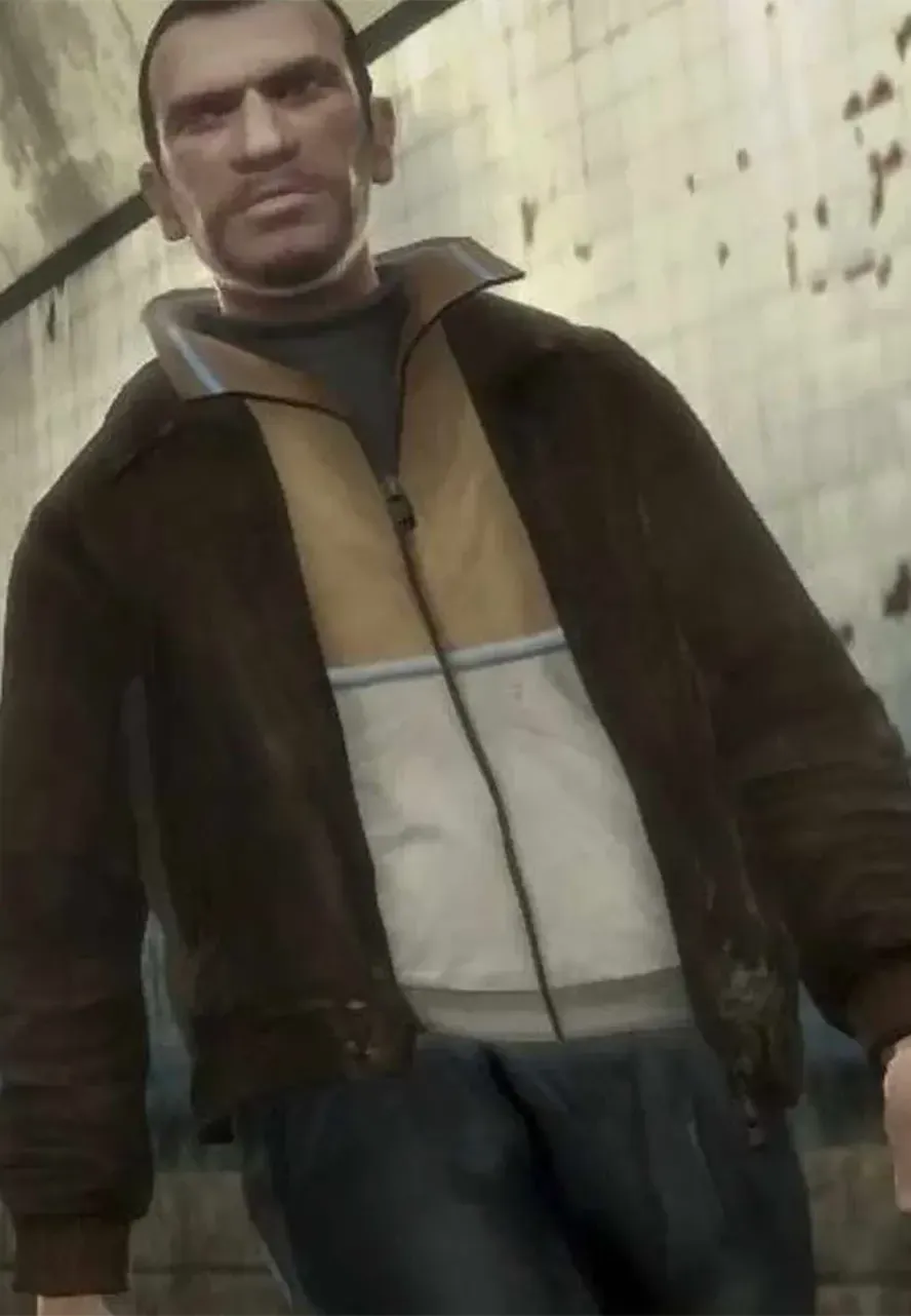 Niko Bellic GTA IV Leather Jacket iv niko bellic leather jacket