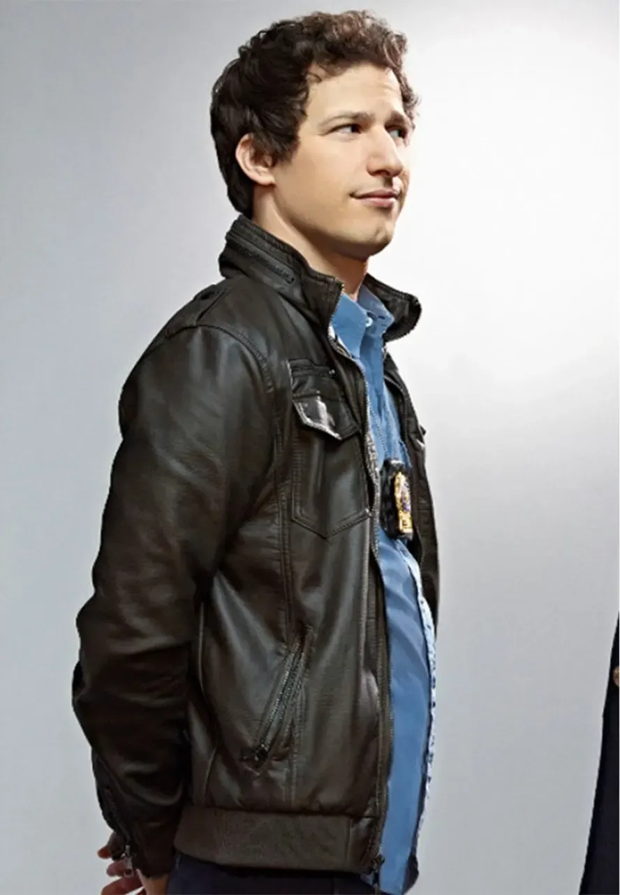 Brooklyn Nine Nine Jake Peralta Leather Jacket jake peralta jacket