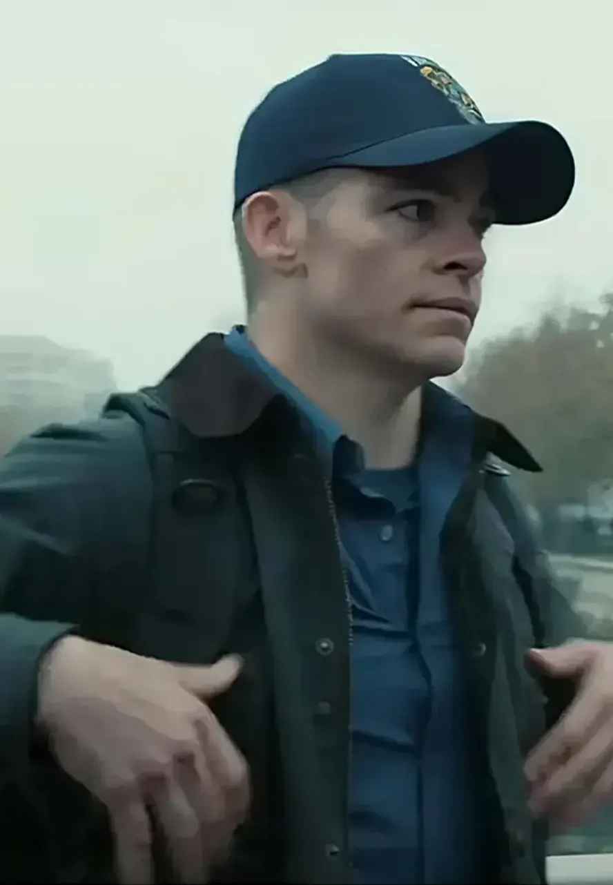 The Contractor Chris Pine Jacket james harper cotton jacket