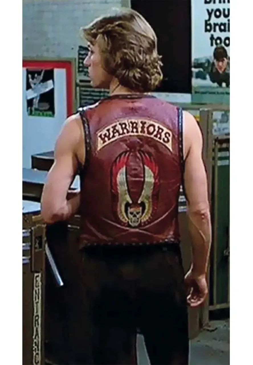 The Warriors Vest james remar leather vest