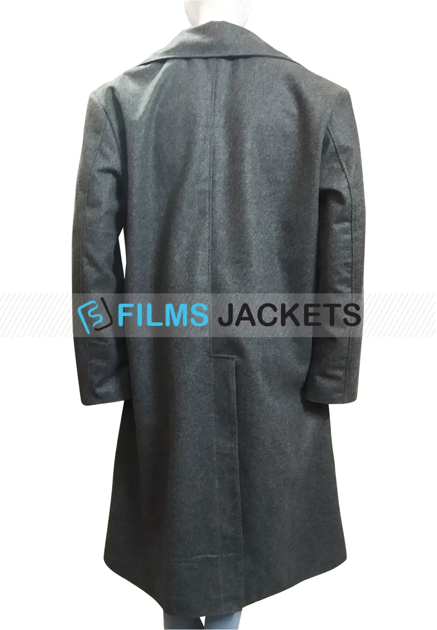 True Grit Jeff Bridges Grey Coat jeff bridges true grit grey trench coat