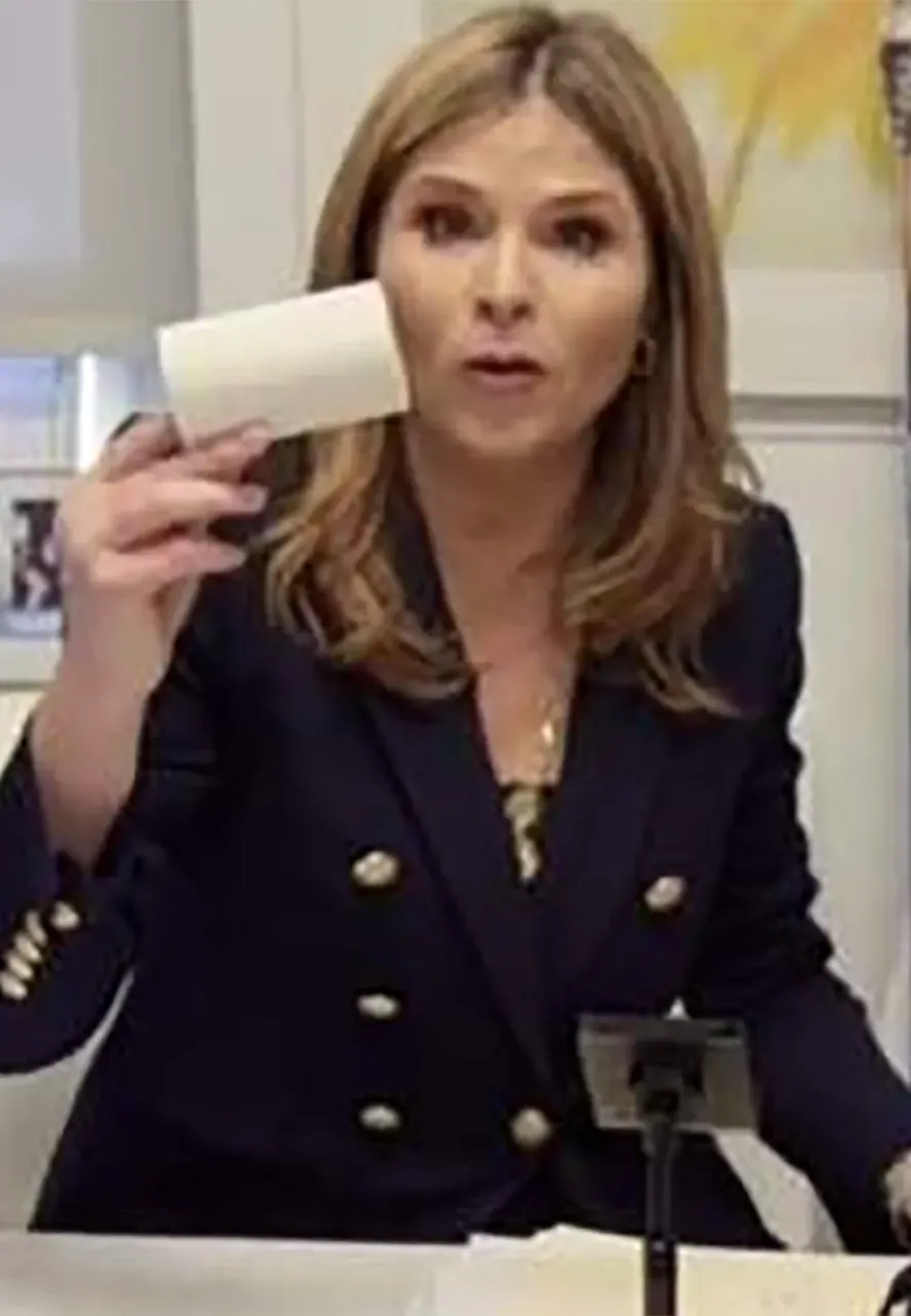 Jenna Bush Hager I Love NY Blue Blazer jenna i love new york blazer