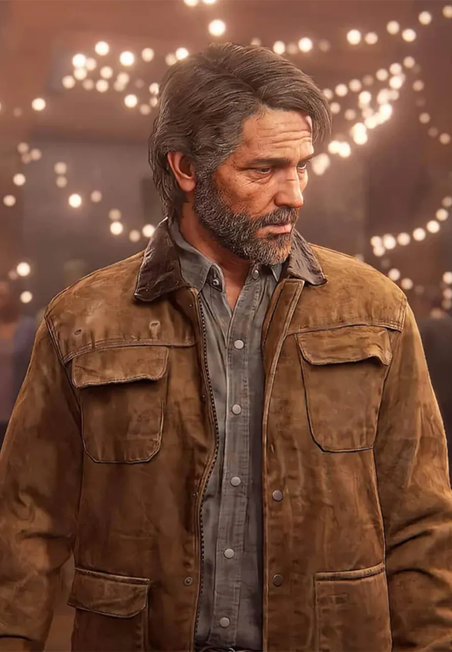 The Last of Us Joel Miller Jacket joel miller suede leather jacket