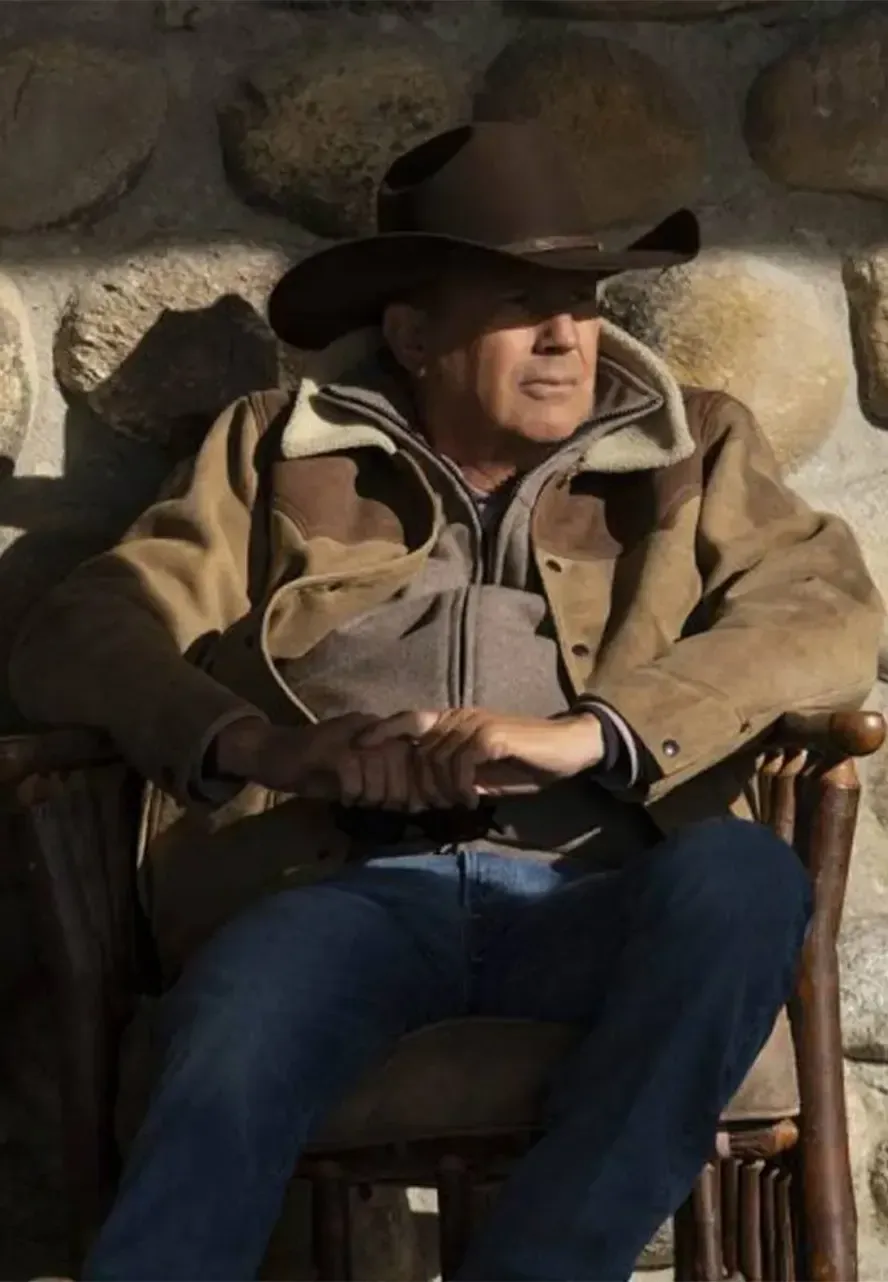 Yellowstone Season 03 Kevin Costner Suede Leather Jacket john dutton yellowstone season kevin costner jacket