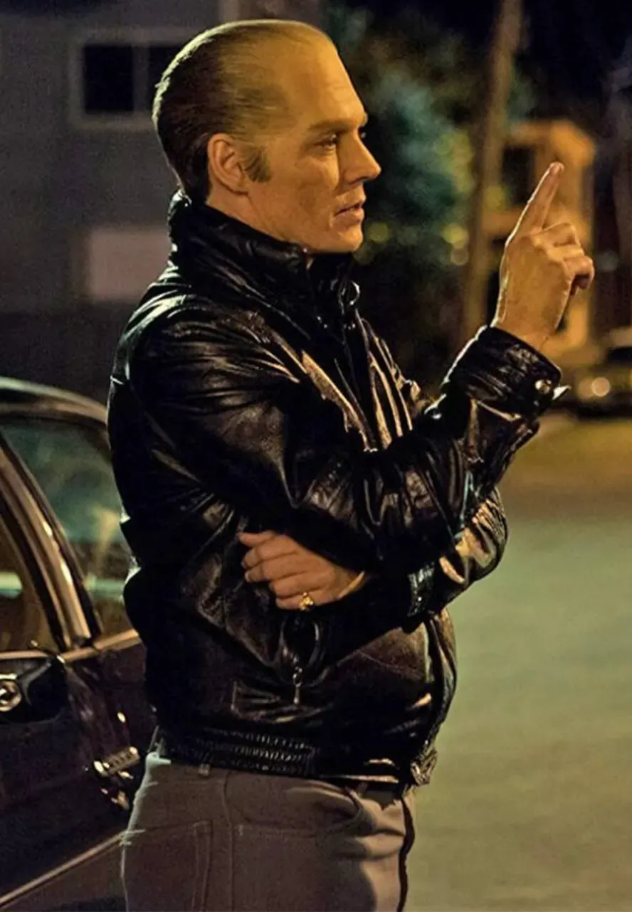 Johnny Depp Black Mass Leather Jacket johnny depp jacket