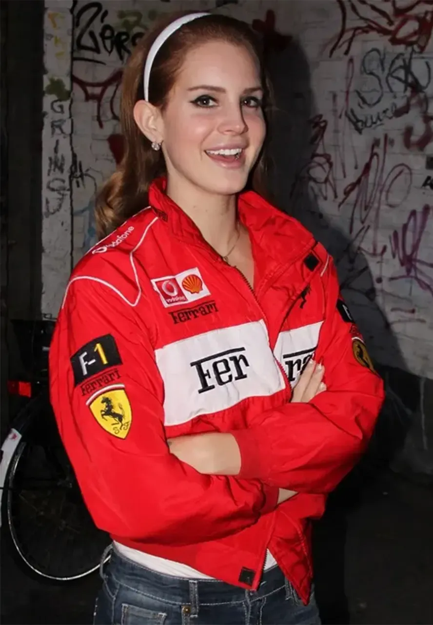 Ferrari Lana Del Rey Bomber Jacket lana del rey jacket