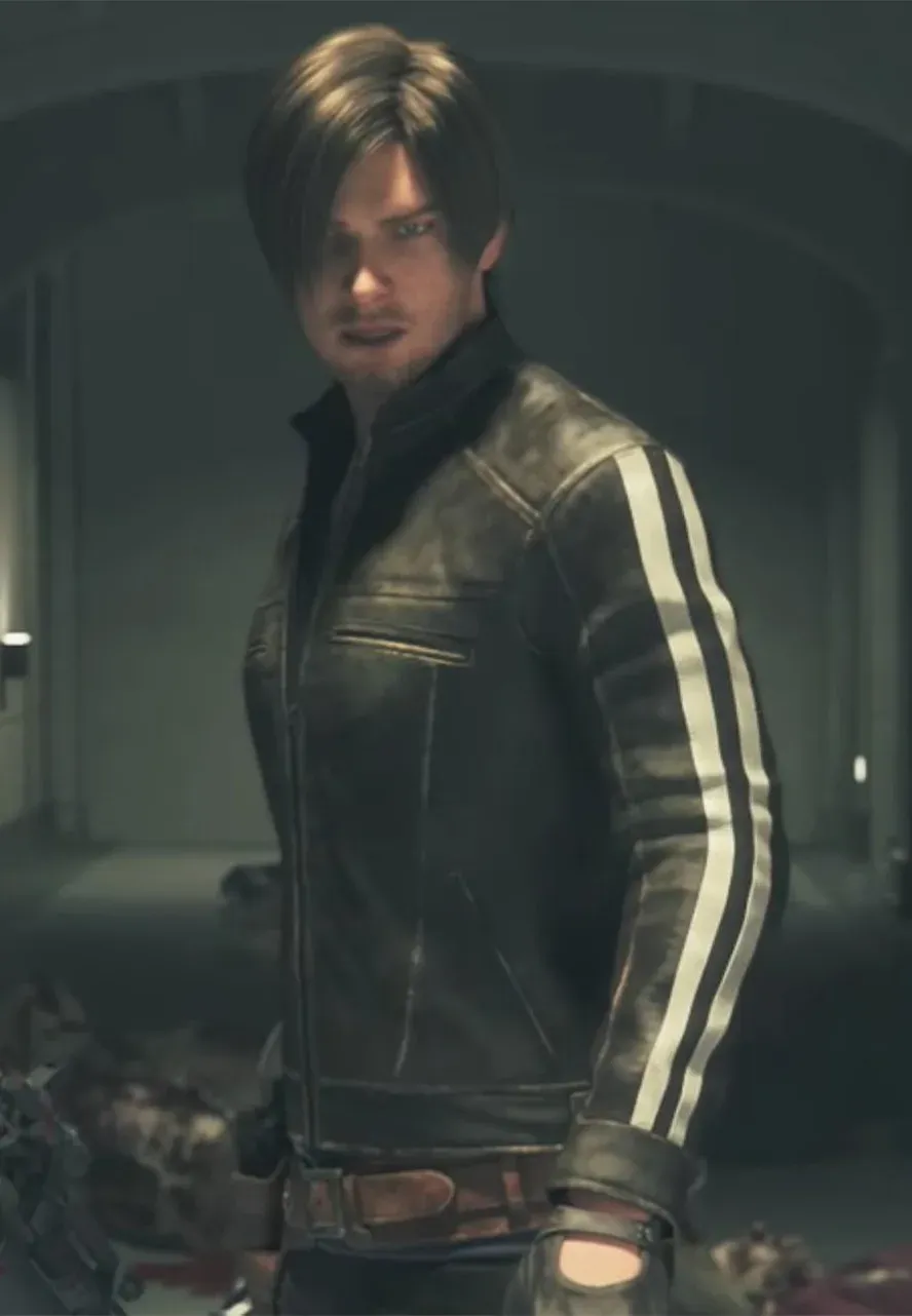 Leon Kennedy Resident Evil Biohazard Vendetta Jacket leon kennedy jacket