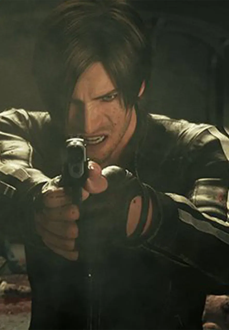 Leon Kennedy Resident Evil Biohazard Vendetta Jacket leon kennedy leather jacket