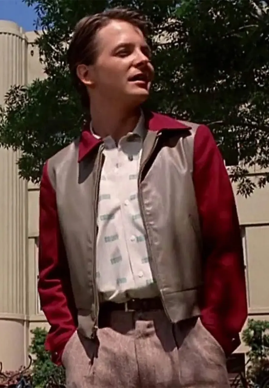 Marty Mcfly Back To The Future 50s Jacket marty mcfly 50s outfit