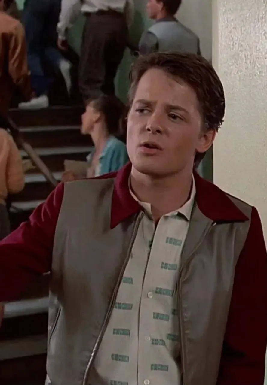 Marty Mcfly Back To The Future 50s Jacket marty mcfly jacket 1955
