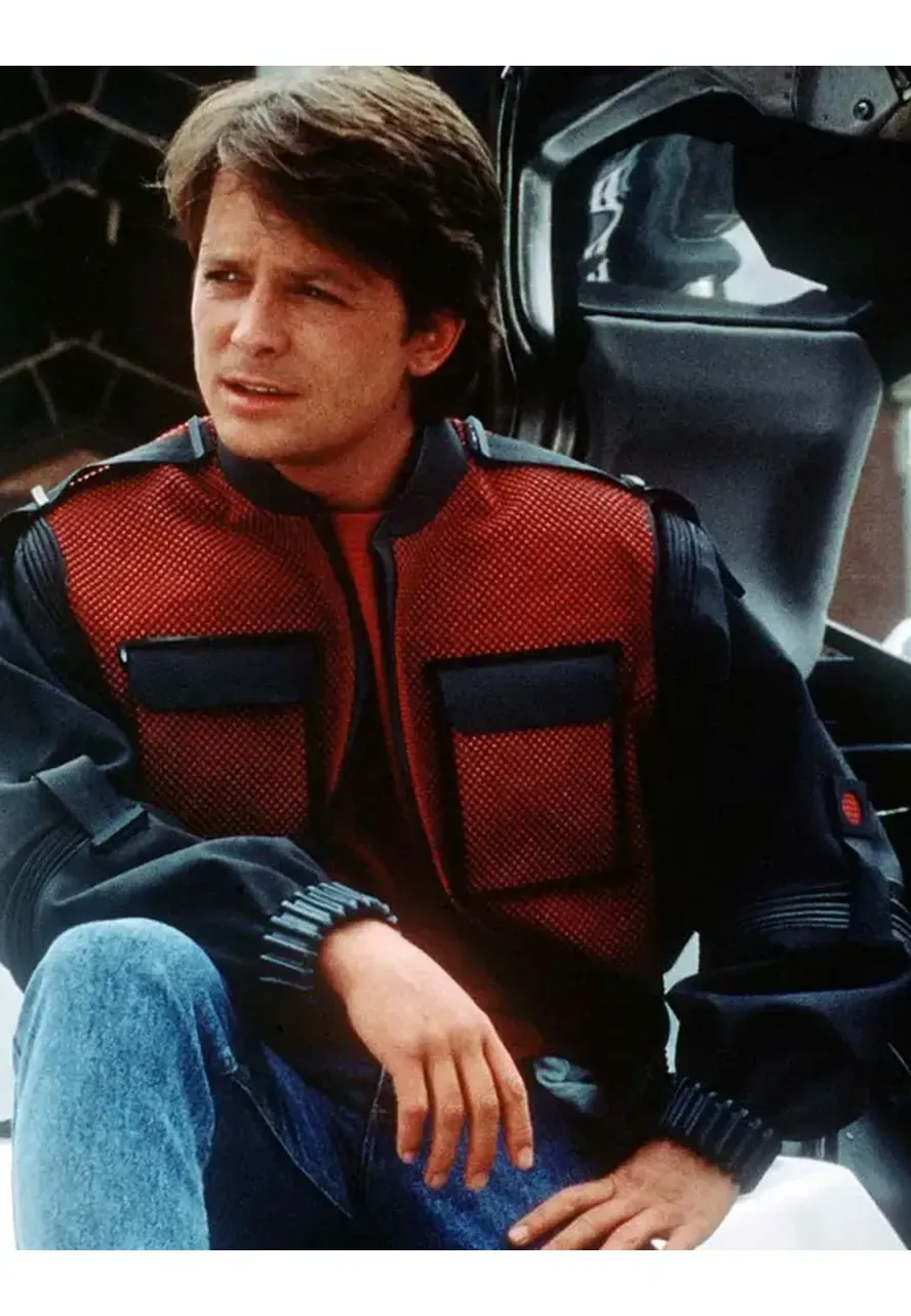Back To The Future 2 Marty Mcfly Jacket marty mcfly leather jacket