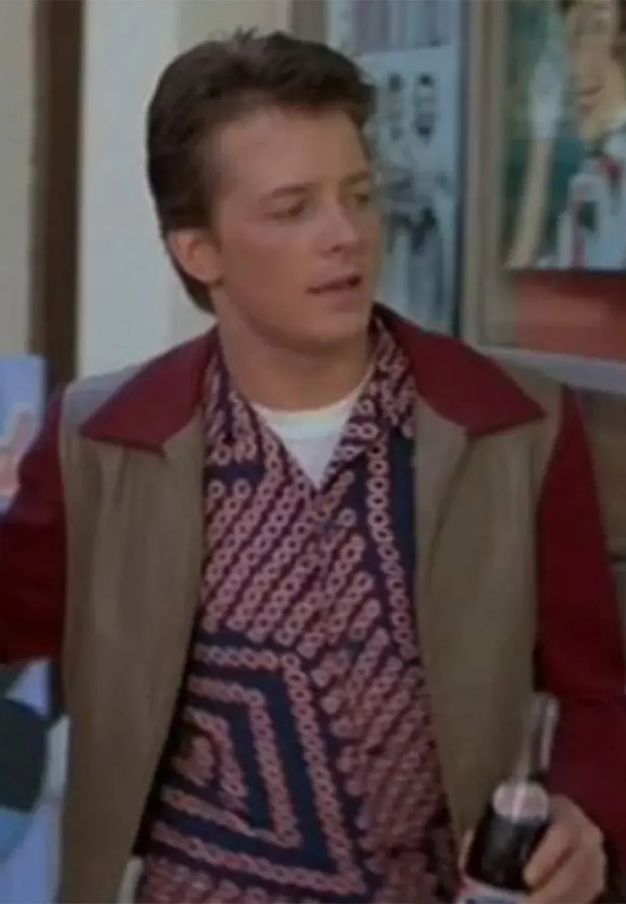 Marty Mcfly Back To The Future 50s Jacket marty mcfly leather jacket