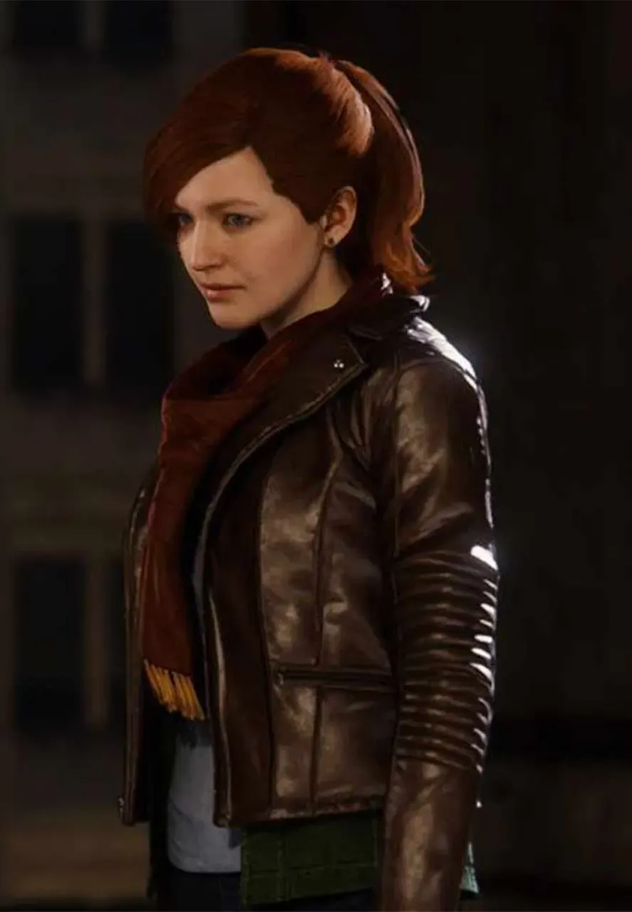 Spider-Man Mary Jane Watson Brown Jacket mary jane watson brown jacket