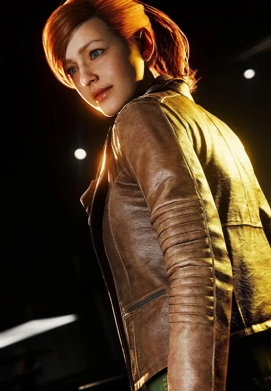 Spider-Man Mary Jane Watson Brown Jacket mary jane watson brown leather jacket