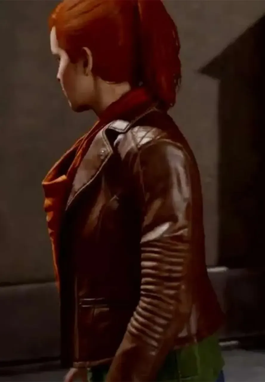Spider-Man Mary Jane Watson Brown Jacket mary jane watson jacket