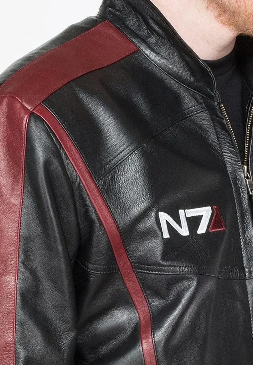 N7 Mass Effect 3 Leather Jacket mass effect 3 jacket