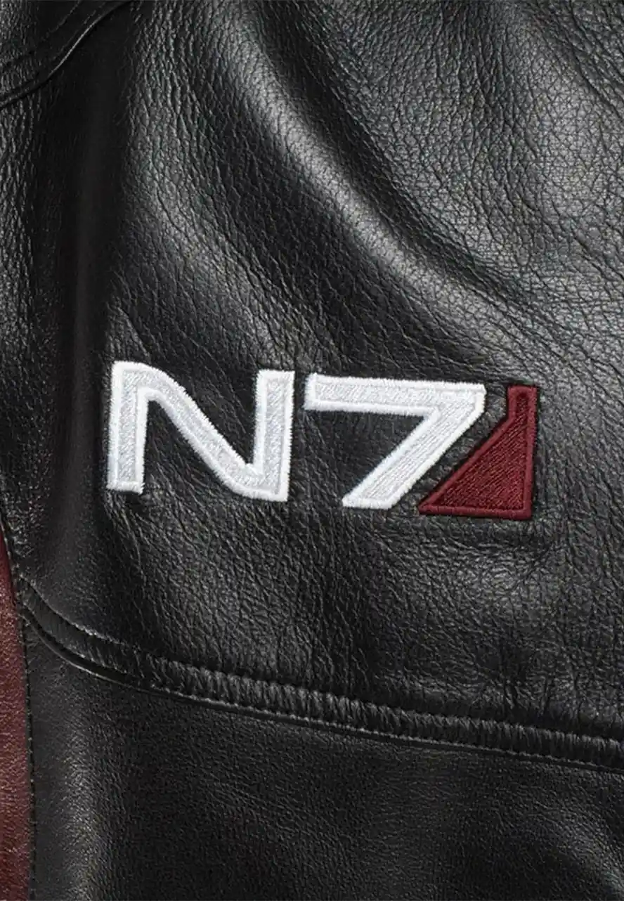 N7 Mass Effect 3 Leather Jacket mass effect 3 leather jacket