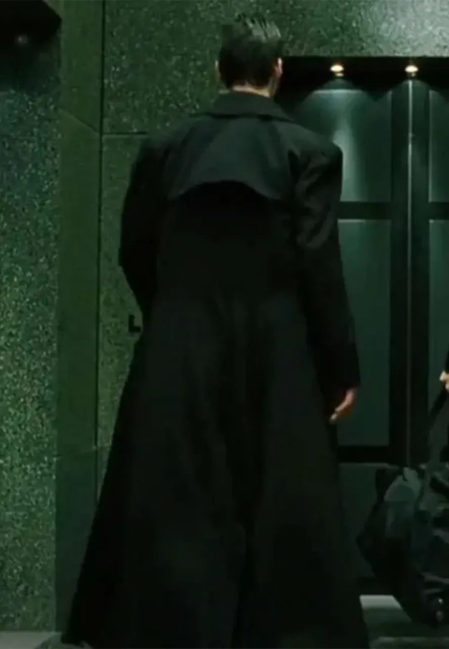 The Matrix Neo Black Trench Coat matrix trench coat