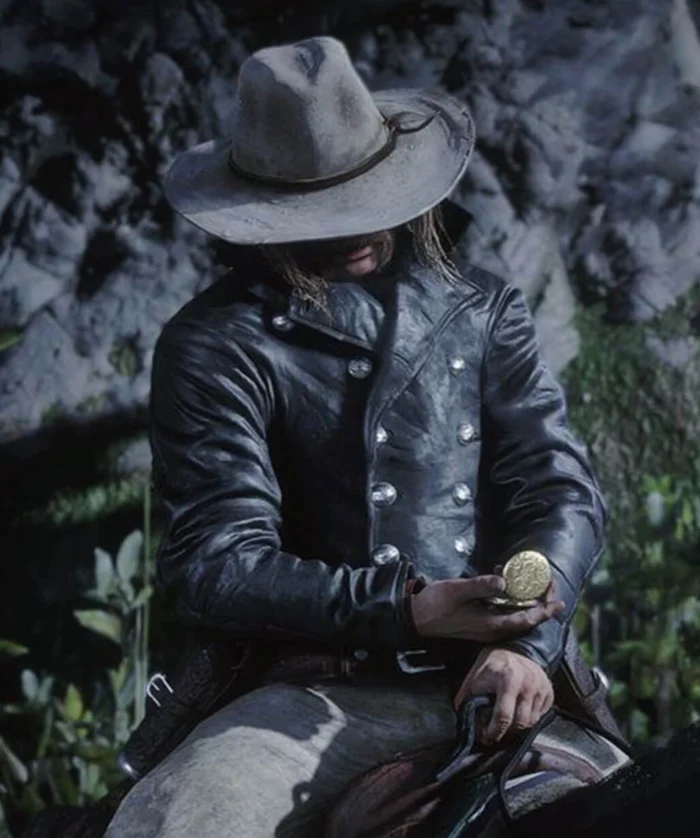Red Dead Redemption 2 Micah Bell Coat micah bell leather jacket