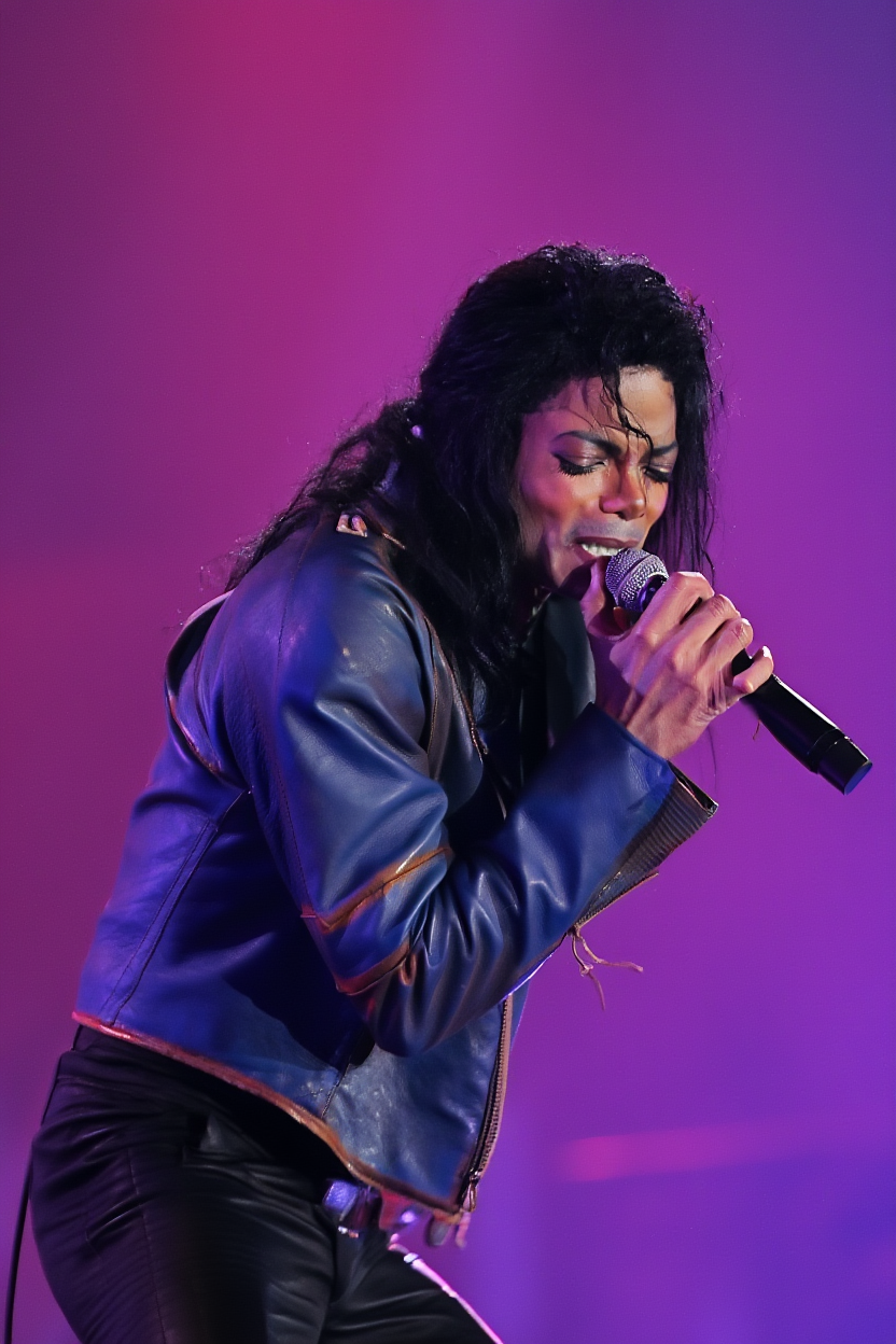 Michael Jackson Come Together Purple Leather Jacket michael jackson purple jacket