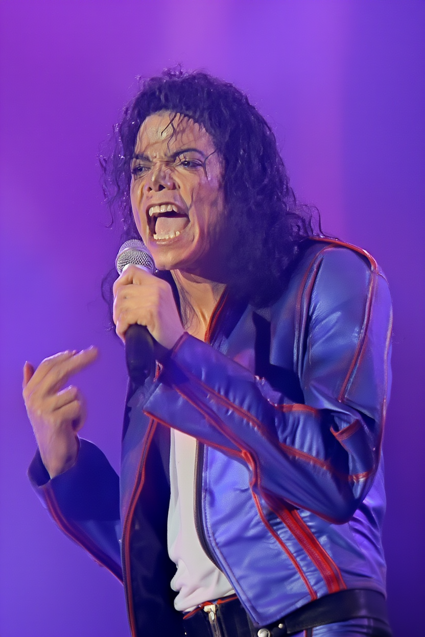 Michael Jackson Come Together Purple Leather Jacket michael jackson purple outfit