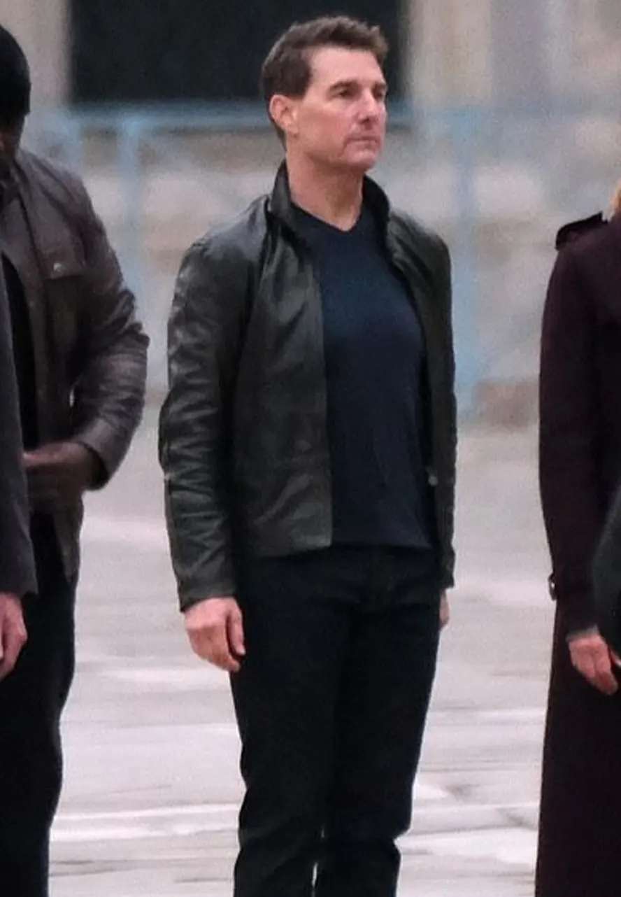 Mission Impossible 7 Tom Cruise Black Jacket mission impossible 7 tom cruise black jacket