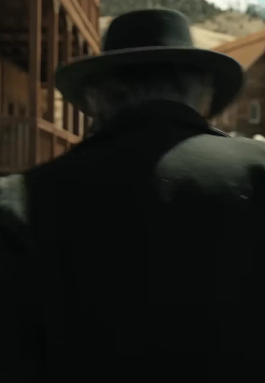 Murder at Yellowstone City Gabriel Byrne Black Coat murder at yellowstone city gabriel byrne 2022 coat