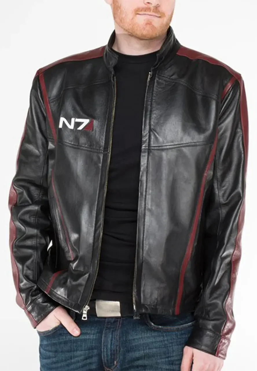 N7 Mass Effect 3 Leather Jacket n7 leather jacket