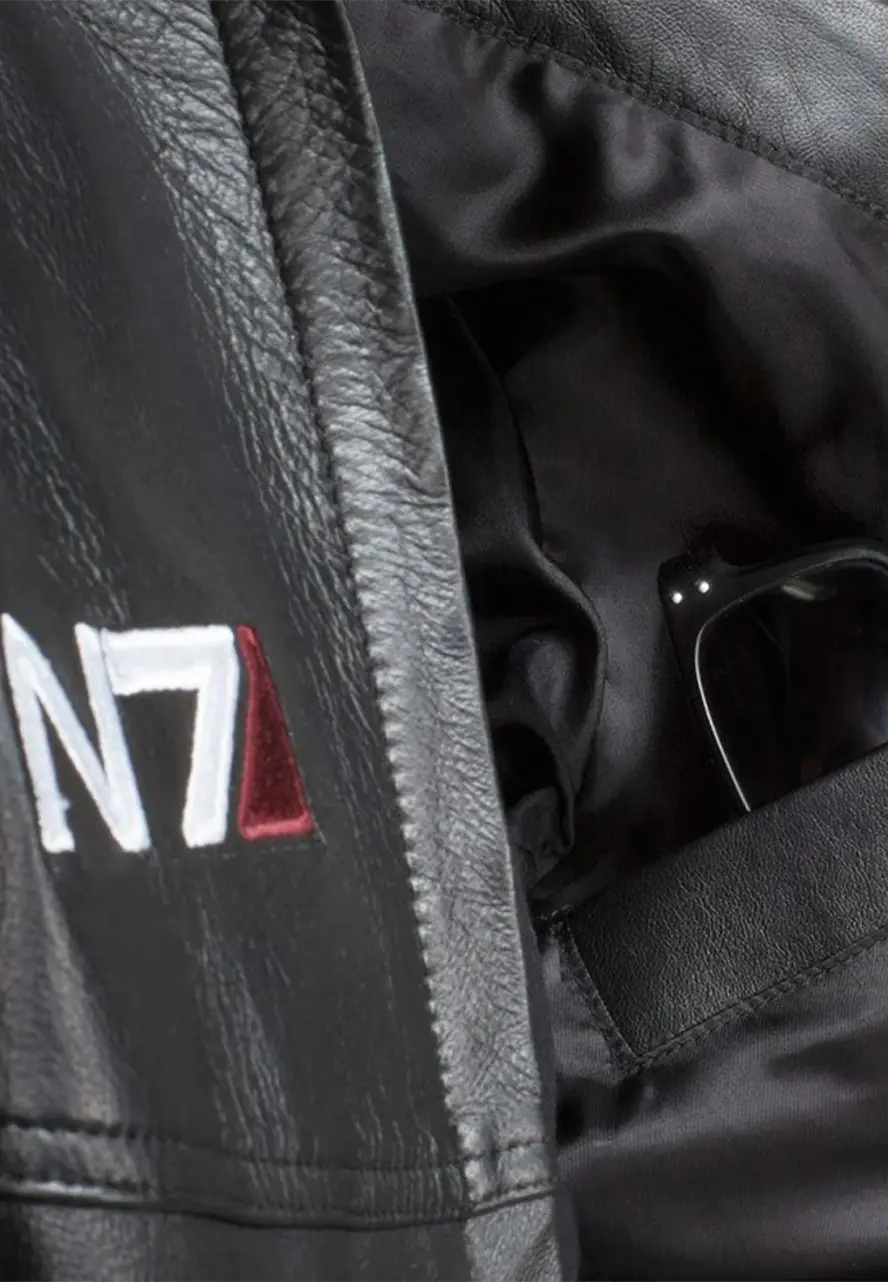 N7 Mass Effect 3 Leather Jacket n7 mass effect leather jacket