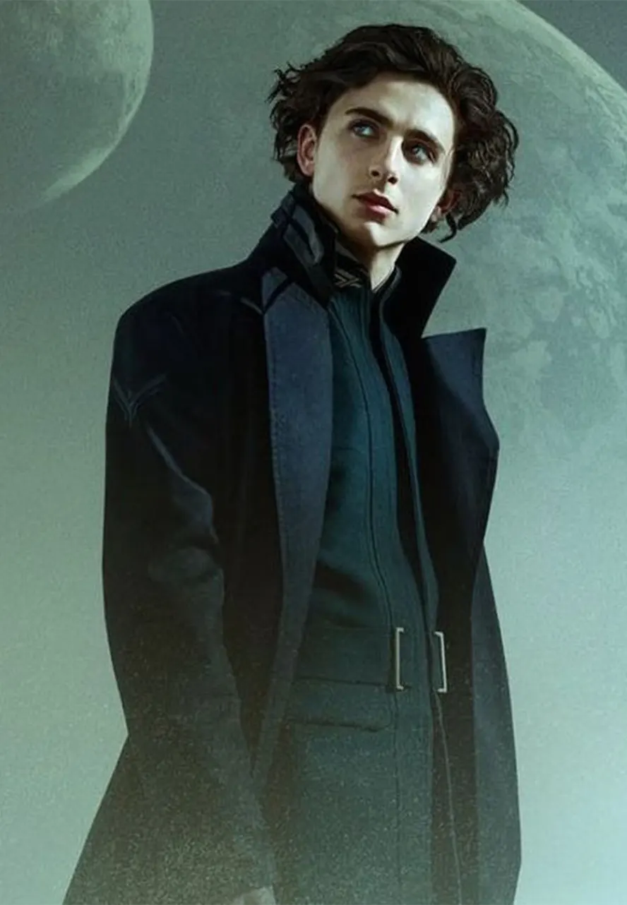 Dune Timothee Chalamet Black Coat paul atreides coat