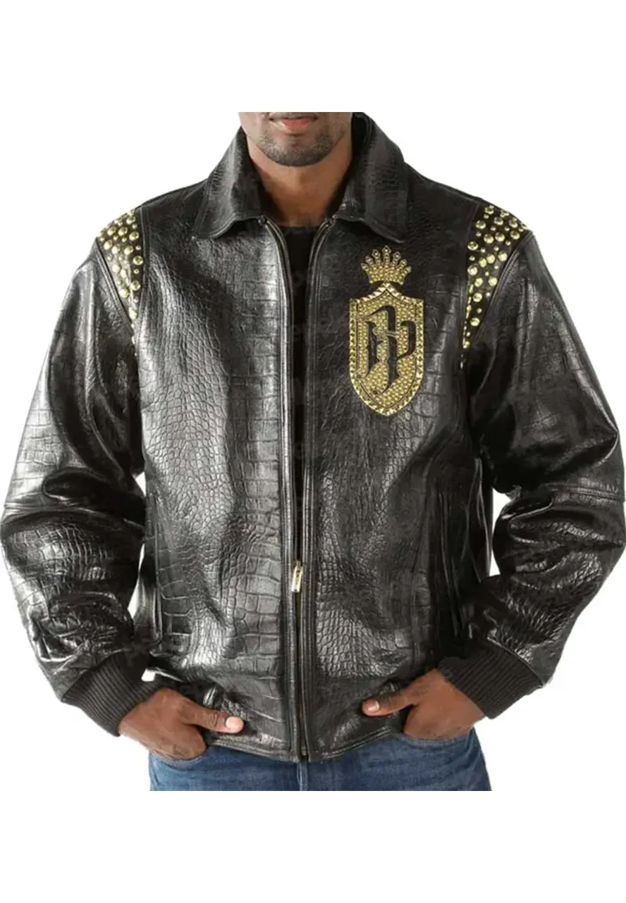 Pelle Pelle Gang of One Black Leather Jacket pelle pelle gang of one black jacket