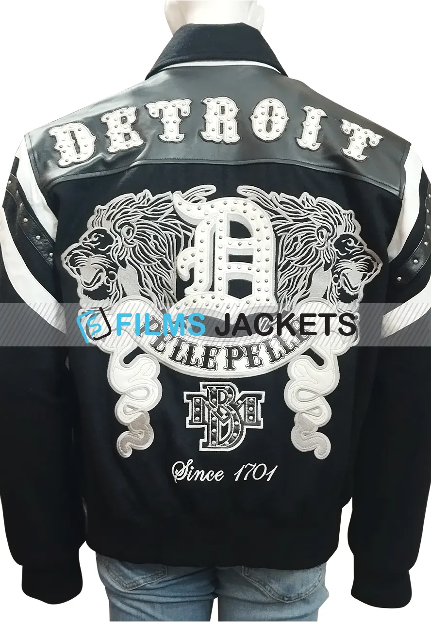Pelle Pelle Detroit Black Jacket pelle pelle wool jacket