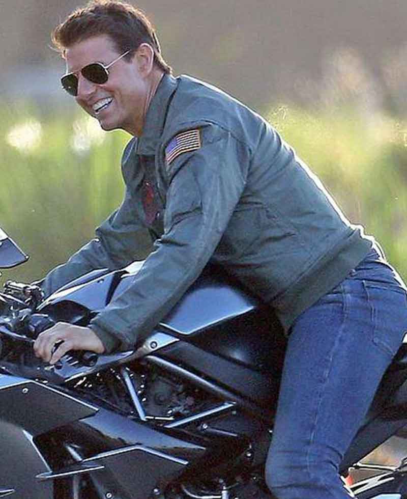Tom Cruise Top Gun 2 Jacket pete mitchell bomber jacket