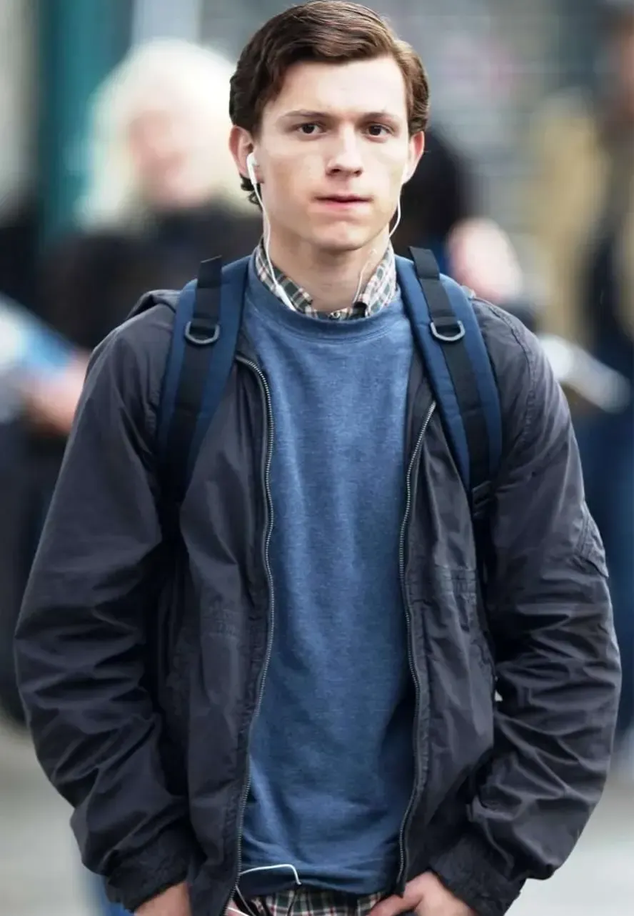 Spiderman Homecoming Peter Parker Grey Jacket peter parker grey jacket