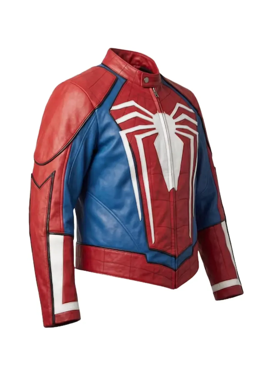 Spiderman PS4 Leather Jacket ps4 spiderman leather jacket