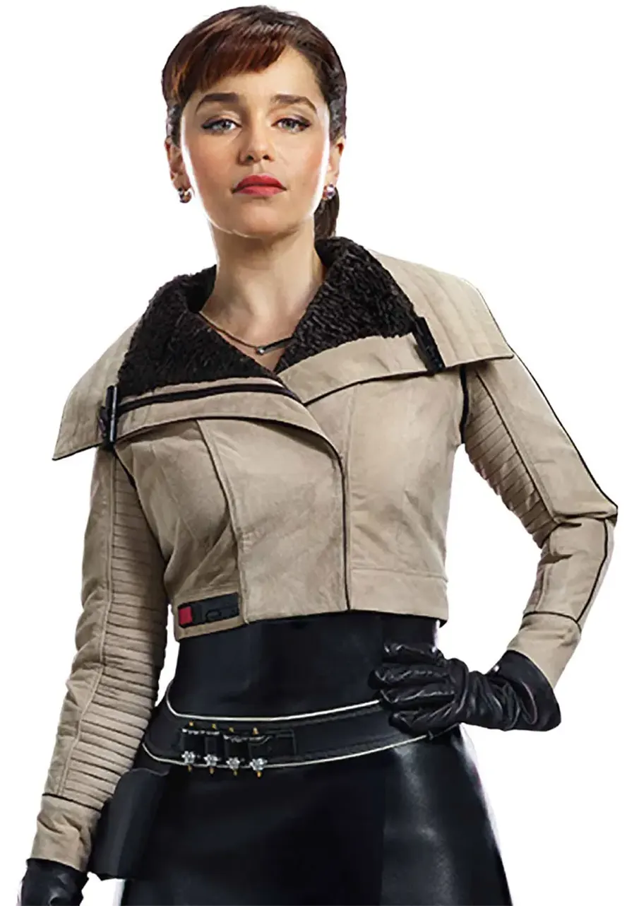 Solo A Star Wars Story Emilia Clarke Jacket qi'ra jacket