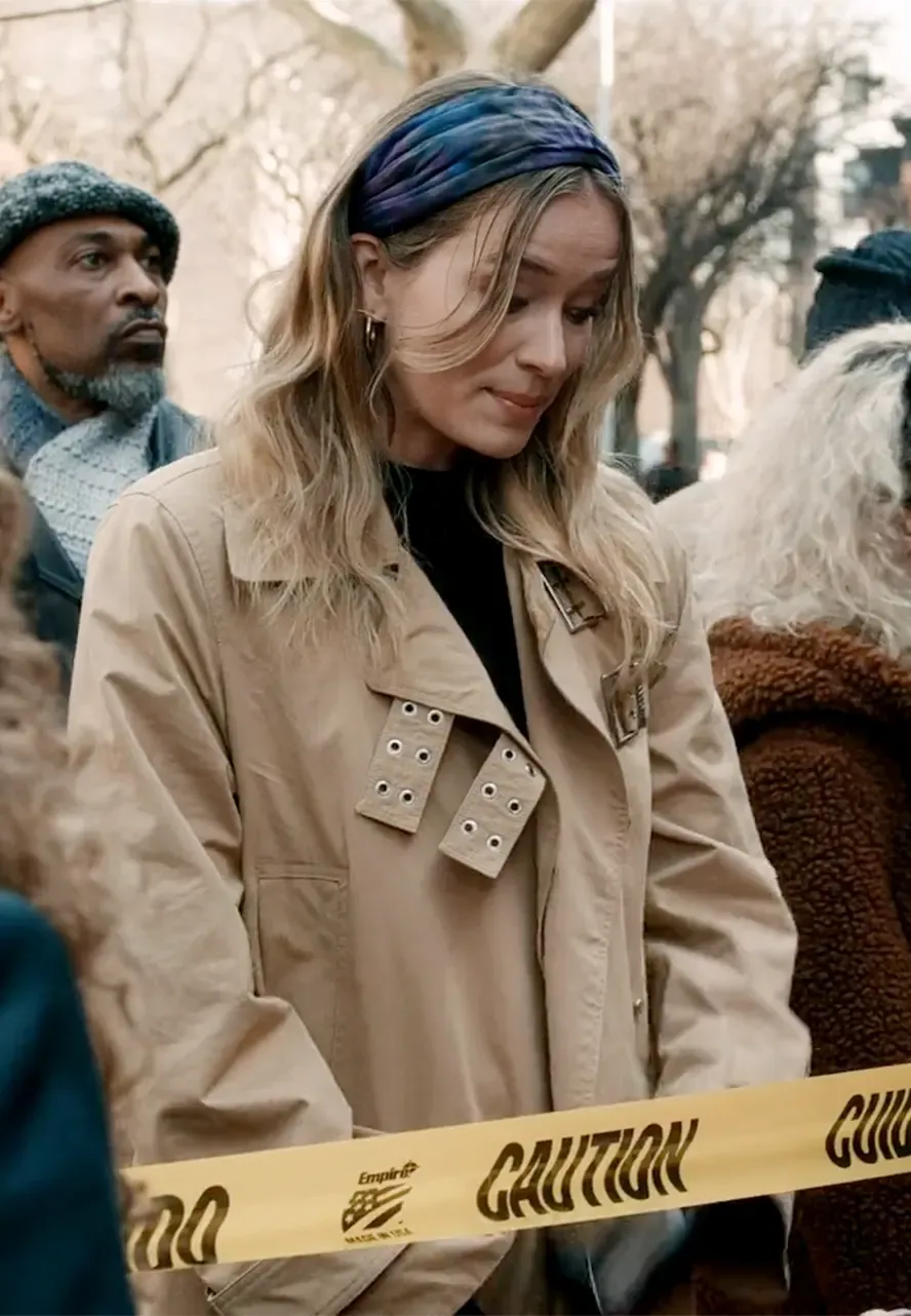 Elsbeth S01 Elizabeth Lail Coat quinn powers coat