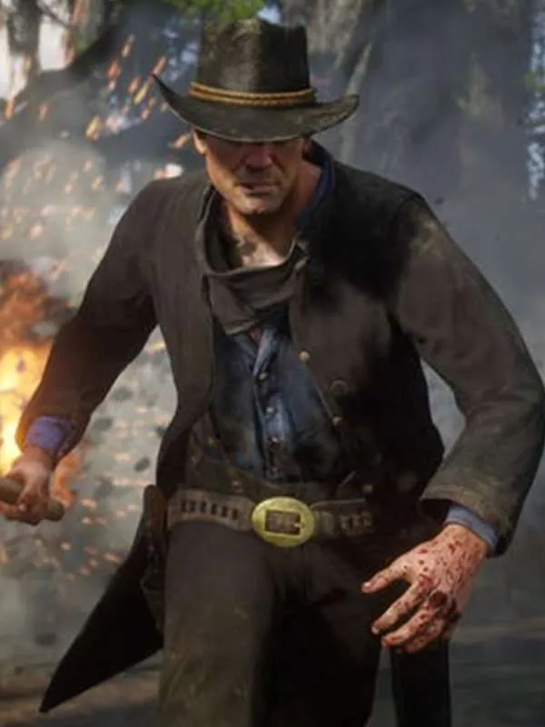 Red Dead Redemption 2 Arthur Morgan Coat Red Dead Redemption 2 Arthur Morgan Coat - Image 2