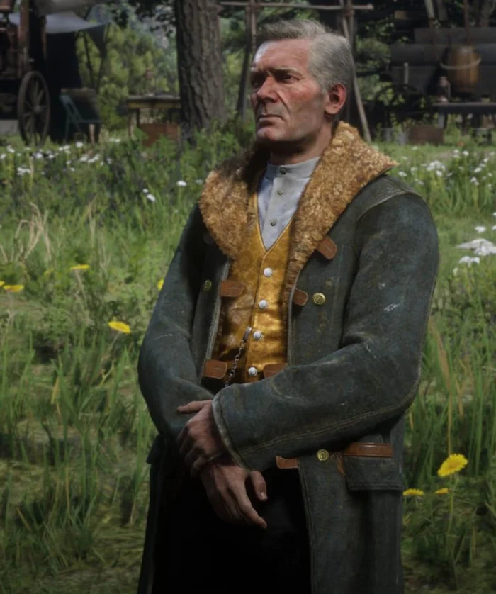 Hosea Matthews Red Dead Redemption 2 Coat Hosea Matthews Red Dead Redemption 2 Coat - Image 7