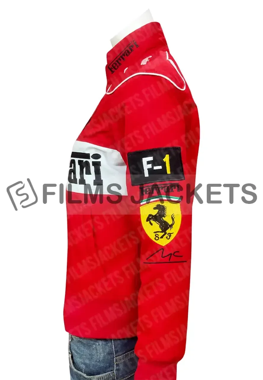 Ferrari Lana Del Rey Bomber Jacket red ferrari jacket