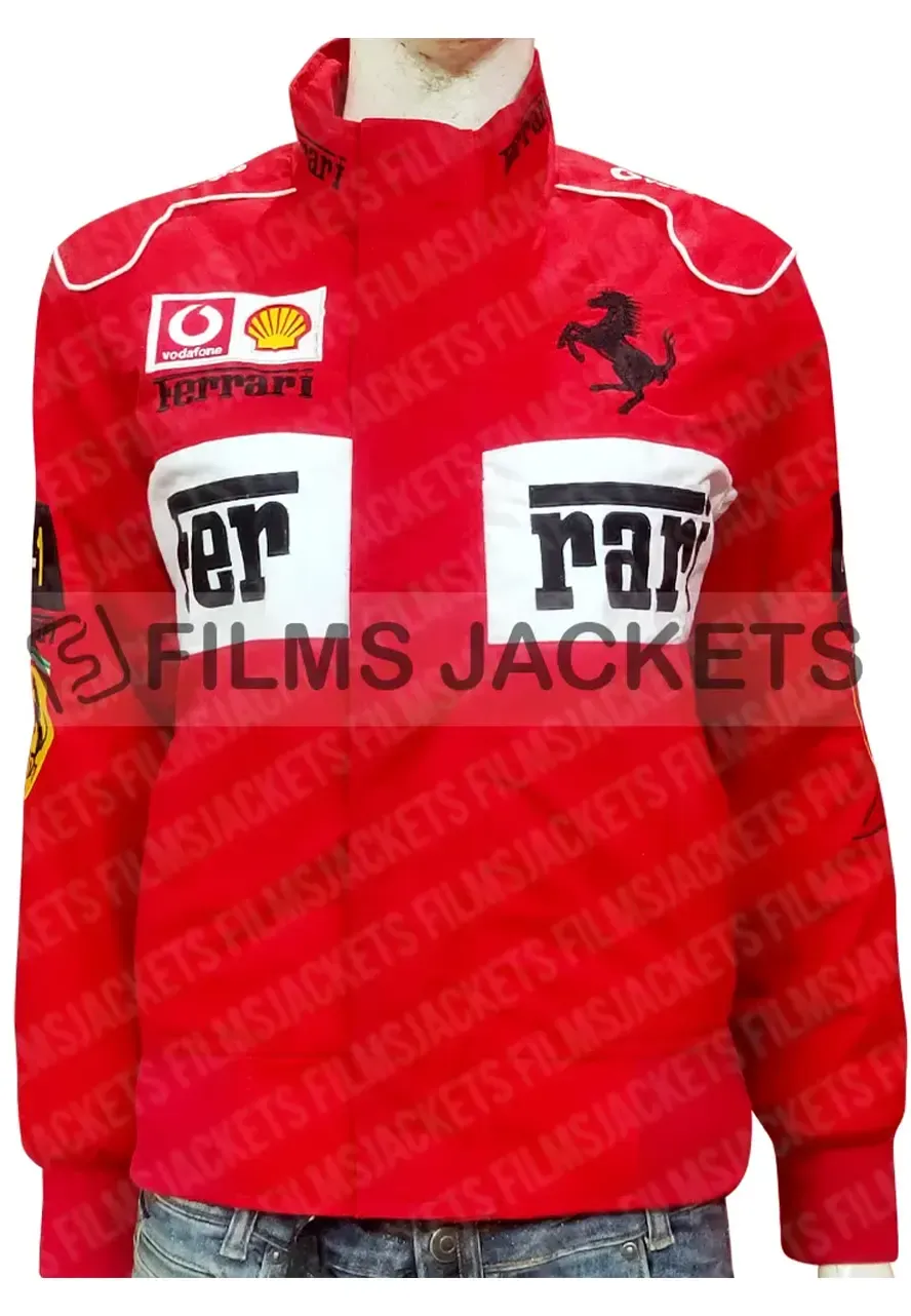 Ferrari Lana Del Rey Bomber Jacket red lana del rey ferrari jacket