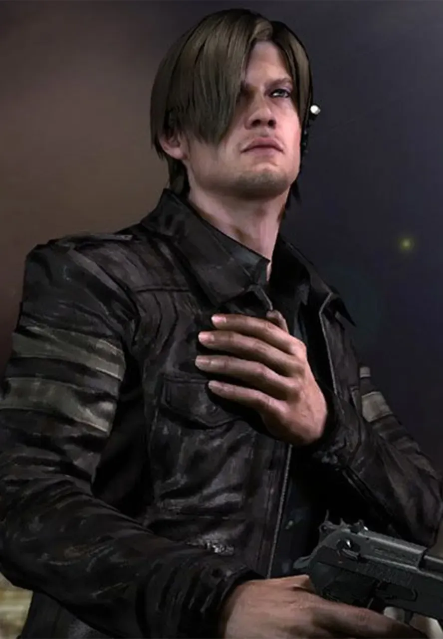 Leon Kennedy Resident Evil 6 Leather Jacket resident evil 6 leon jacket