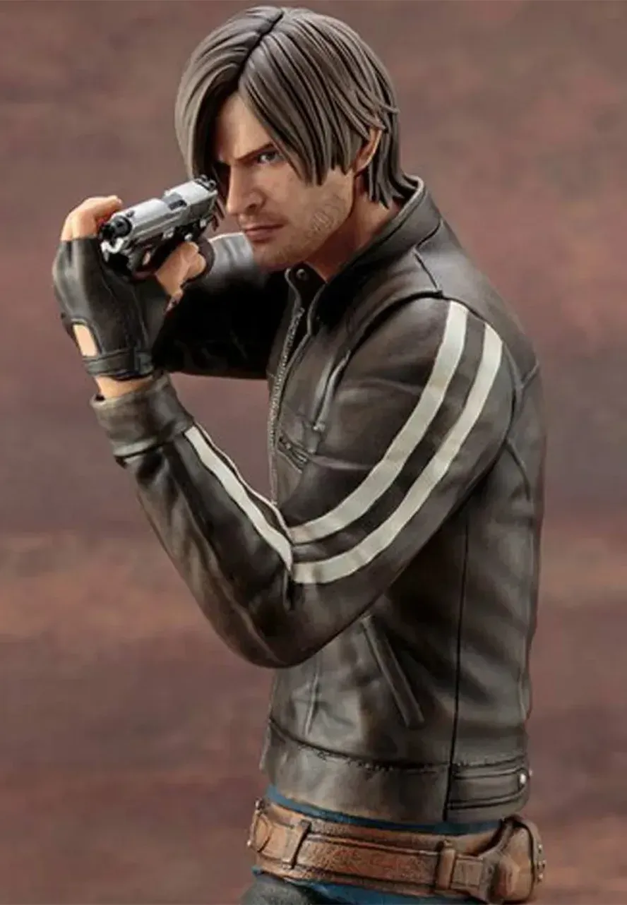 Leon Kennedy Resident Evil Biohazard Vendetta Jacket resident evil biohazard vendetta leather jacket