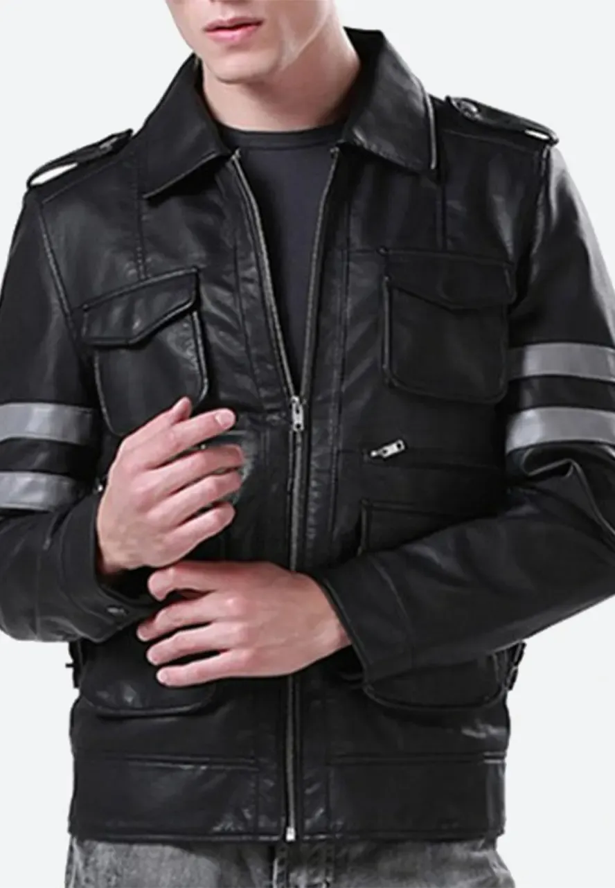 Leon Kennedy Resident Evil 6 Leather Jacket resident evil jacket